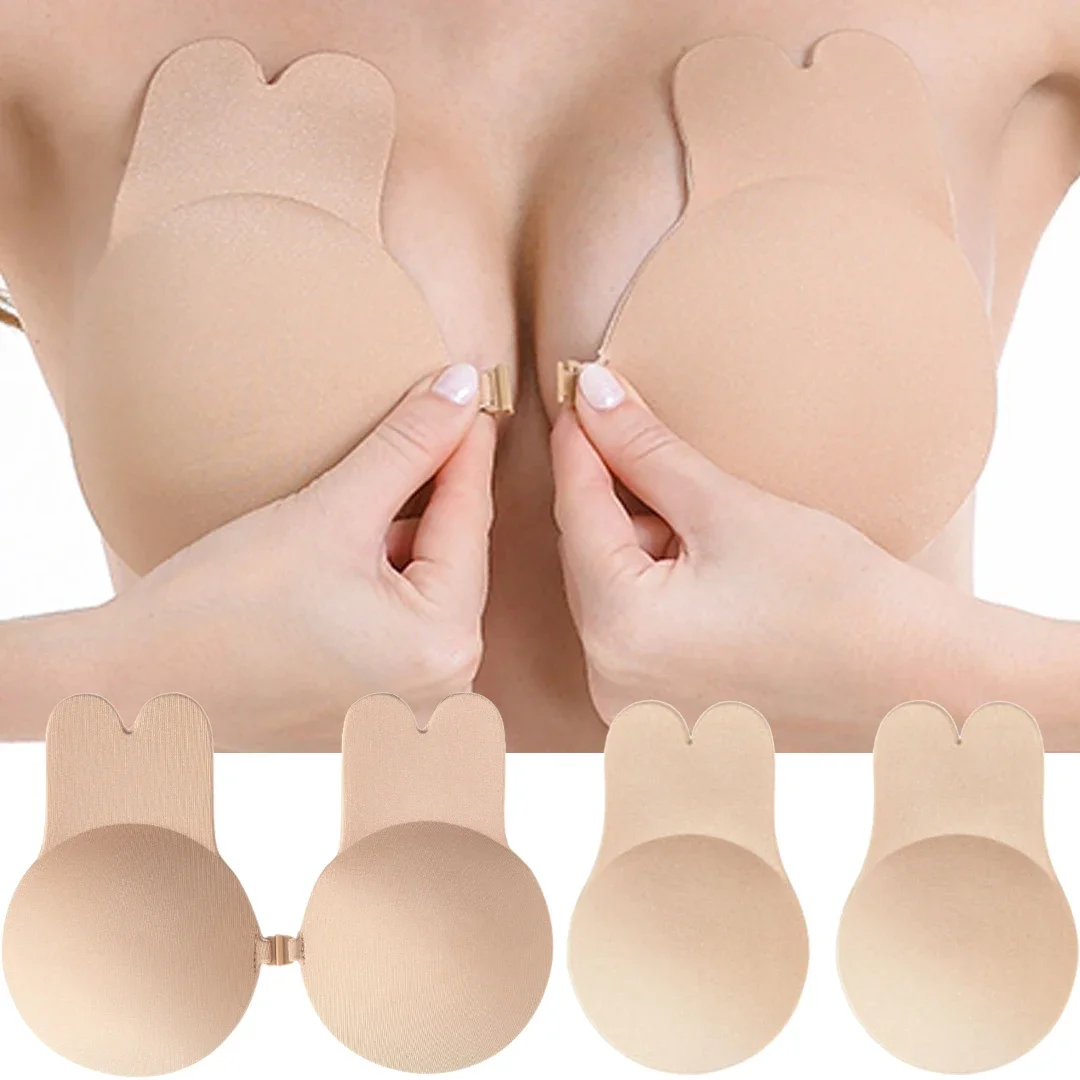 Push Up Bra Silicone - Silicone Push Up Adhesive Bra Front