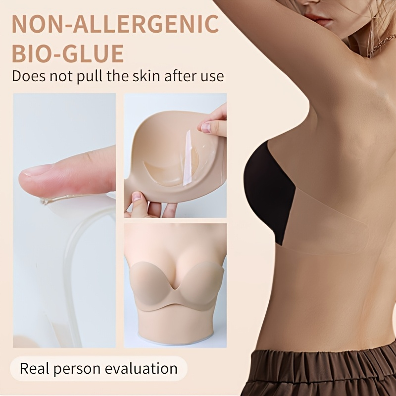 Strapless Seamless Invisible S - огляд і ціна Push Up Bra Silicone