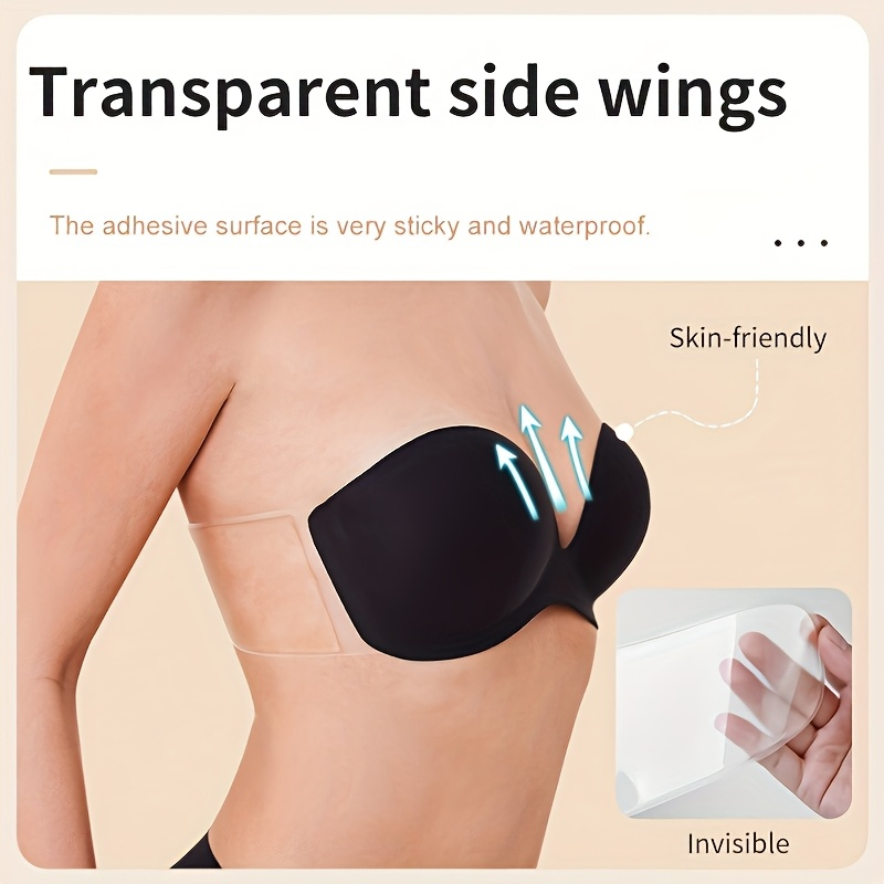 Strapless Seamless Invisible S - огляд і ціна Push Up Bra Silicone