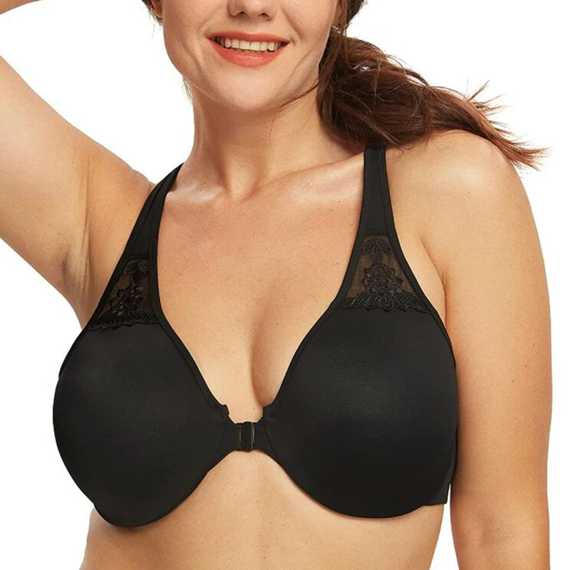Women's Front Closure Minimize - огляд і ціна Underwire Bra Padded