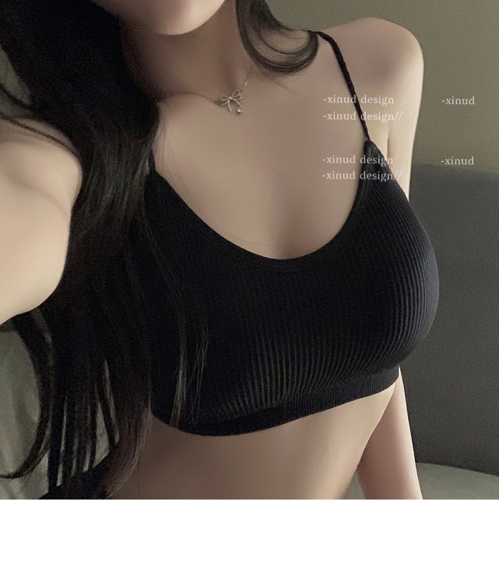 Korean Style Cross Back Camiso - огляд і ціна Underwire Bra Padded