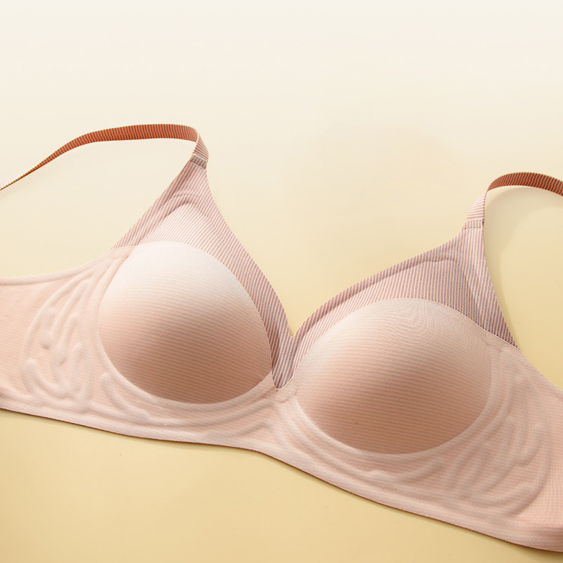 Stripe Color Contrast Soft Sup - огляд і ціна Plunge Bra Push Up