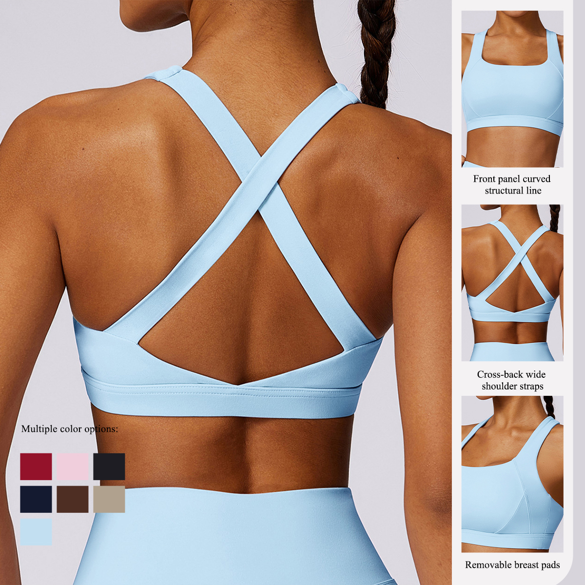 New Summer Women's Shockproof  - огляд і ціна Plunge Bra Push Up